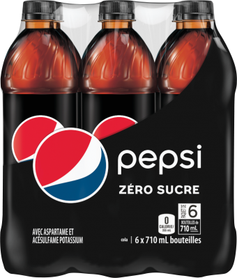 Pepsi Zéro Sucre 6 x 710 mL